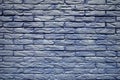 Blue bricks wall ideal for background Royalty Free Stock Photo