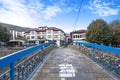 The BLUE BRIDGE OF LOVE in Prizren, Kosovo