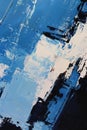 Blue bright colors on canvas.Oil painting. Abstract art background. Oil painting on canvas. Color texture. Fragment of artwork.