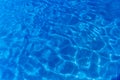 Blue and bright ripple water and surface in swimming pool , Beau Royalty Free Stock Photo