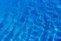 Blue and bright ripple water and surface in swimming pool , Beau Royalty Free Stock Photo