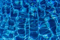 Blue and bright ripple water and surface in swimming pool , Beau Royalty Free Stock Photo