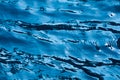 Blue and bright ripple water surface in swimming pool with sun r Royalty Free Stock Photo