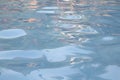 Blue and bright water surface and ripple wave in swimming pool Royalty Free Stock Photo