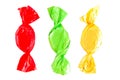 Colourdul candies isolated onn white Royalty Free Stock Photo