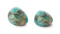 Blue and Brown Patern Amazonite Mineral Royalty Free Stock Photo
