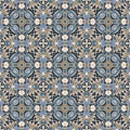 Blue and brown pattern Royalty Free Stock Photo