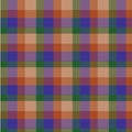 Blue brown plaid tartan pattern checked vector