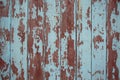 Blue and brown real Wood Texture Background. Vintage and Old. Royalty Free Stock Photo