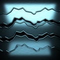 Blue brushed metal background Royalty Free Stock Photo
