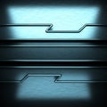 Blue brushed metal background