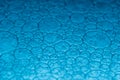 Blue Bubble Closeup Royalty Free Stock Photo