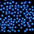 Blue bubbles background