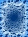 Blue Bubbles Background Royalty Free Stock Photo