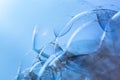 Blue Bubbles Macro Abstarct Background Royalty Free Stock Photo