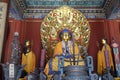 Blue Buddha Altar Offerings Yonghe Gong Buddhist Lama Temple in Beijing