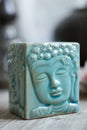 Blue Buddha Aromalamp Royalty Free Stock Photo