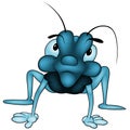 Blue Bug Royalty Free Stock Photo