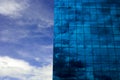 Blue Building Royalty Free Stock Photo