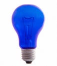 blue bulb Royalty Free Stock Photo