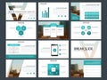 Blue Bundle infographic elements presentation template. Royalty Free Stock Photo