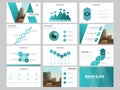 Blue Bundle infographic elements presentation template. business annual report, brochure, leaflet, advertising flyer, Royalty Free Stock Photo