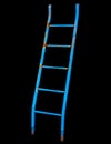 Blue Bunkbed Ladder Royalty Free Stock Photo
