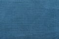 Blue burlap background and texture
