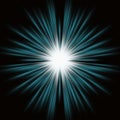 Blue Burst Royalty Free Stock Photo