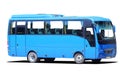 Blue bus Royalty Free Stock Photo