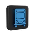 Blue Bus icon isolated on transparent background. Transportation concept. Bus tour transport sign. Tourism or public