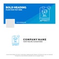 Blue Business Logo Template for 554, Book, dominion, leader, rule, rules. Facebook Timeline Banner Design. vector web banner Royalty Free Stock Photo