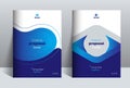 Blue Business Proposal Cover Design Concepts Royalty Free Stock Photo