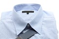 Blue business shirt Royalty Free Stock Photo