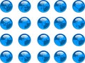 Blue buttons Royalty Free Stock Photo