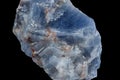 Blue Calcite Closeup Royalty Free Stock Photo