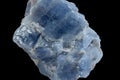 Blue Calcite Closeup Royalty Free Stock Photo
