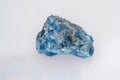 Blue calcite stone Royalty Free Stock Photo