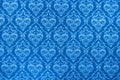 Blue calico texture Royalty Free Stock Photo