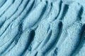 Blue cambrian cosmetic clay powder texture close up, selective focus Royalty Free Stock Photo