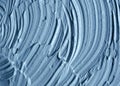 Blue cambrian cosmetic clay texture close up. Royalty Free Stock Photo