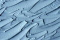 Blue cambrian cosmetic clay texture close up. Royalty Free Stock Photo