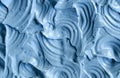 Blue cambrian cosmetic clay texture close up, selective focus. Royalty Free Stock Photo