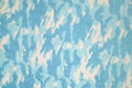 A blue camouflage pattern as a background