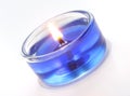 Blue Candle Royalty Free Stock Photo