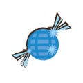 blue candy icon image design Royalty Free Stock Photo