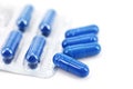 Blue capsules