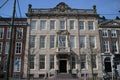 German ambassy in a ancient building on the Lange Vijverberg in Royalty Free Stock Photo