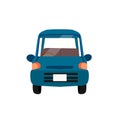 Blue car clipart vector