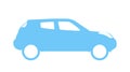 Blue car icon